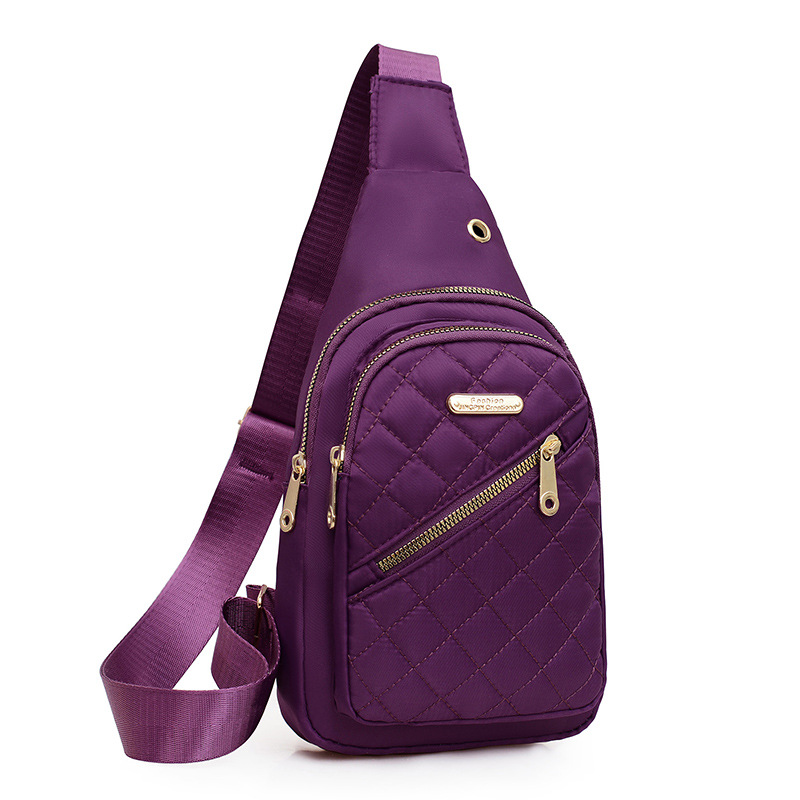 Sac à bandoulière élégant à multiples poches pour femme