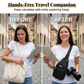 Sac à bandoulière élégant à multiples poches pour femme