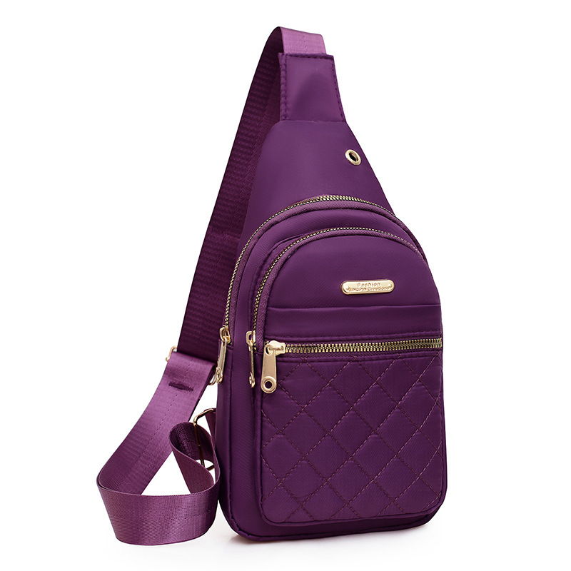 Sac à bandoulière élégant à multiples poches pour femme