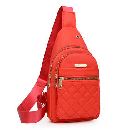 Sac à bandoulière élégant à multiples poches pour femme
