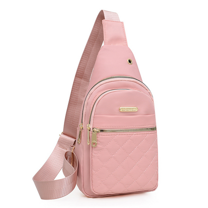 Sac à bandoulière élégant à multiples poches pour femme
