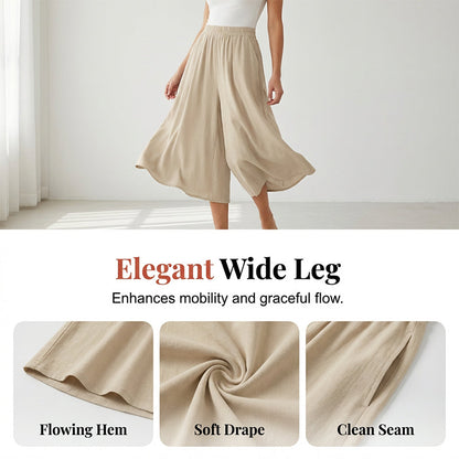 【S-3XL】🍂Pantalon court pour femme, léger et à taille élastiquée