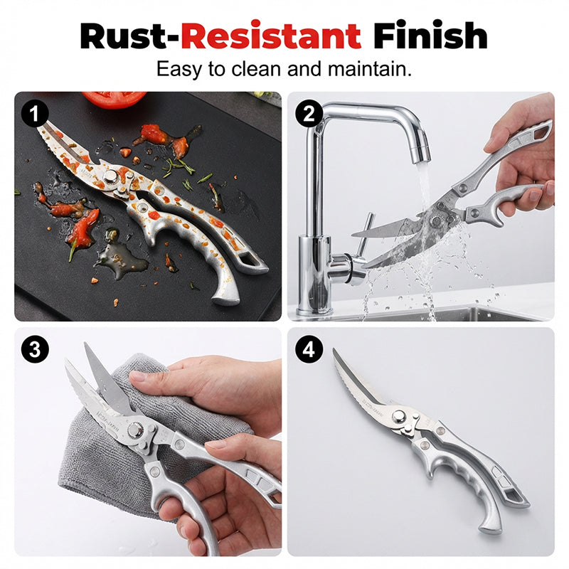 Ciseaux de cuisine multifonctionnels et robustes