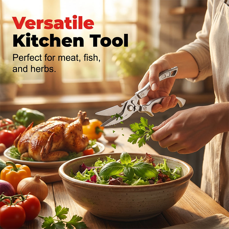 Ciseaux de cuisine multifonctionnels et robustes