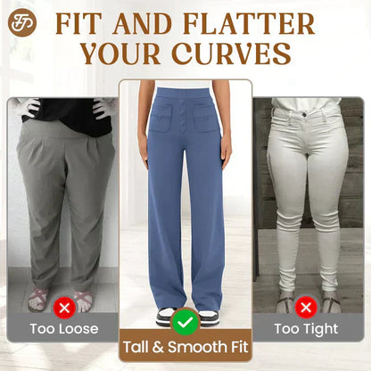 💖DERNIER JOUR DE SOLDE : 50 % DE RÉDUCTION 💐 Pantalon de ville extensible à taille haute pour femme, nouveau modèle 2026