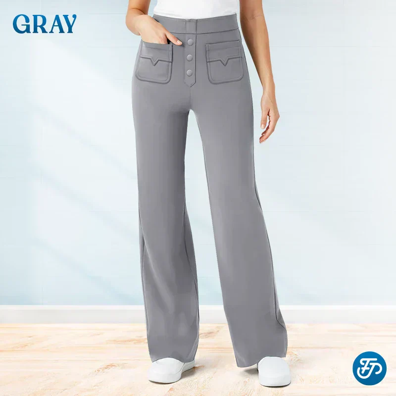 💖DERNIER JOUR DE SOLDE : 50 % DE RÉDUCTION 💐 Pantalon de ville extensible à taille haute pour femme, nouveau modèle 2026