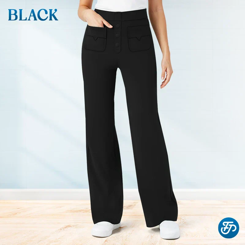 💖DERNIER JOUR DE SOLDE : 50 % DE RÉDUCTION 💐 Pantalon de ville extensible à taille haute pour femme, nouveau modèle 2026