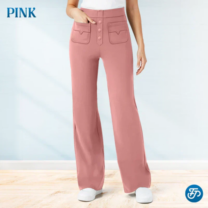 💖DERNIER JOUR DE SOLDE : 50 % DE RÉDUCTION 💐 Pantalon de ville extensible à taille haute pour femme, nouveau modèle 2026