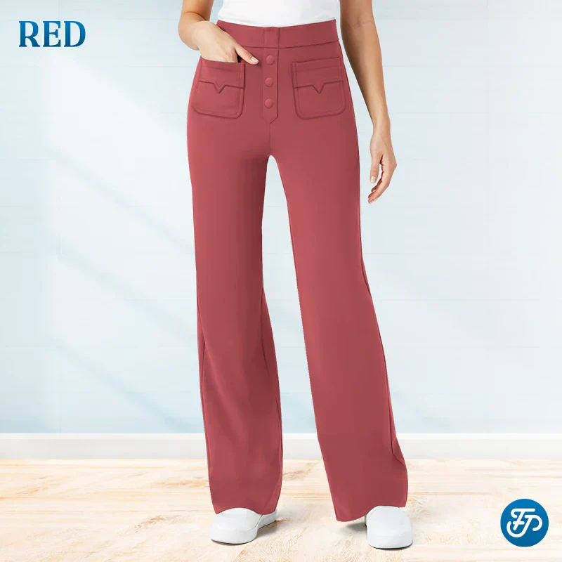 💖DERNIER JOUR DE SOLDE : 50 % DE RÉDUCTION 💐 Pantalon de ville extensible à taille haute pour femme, nouveau modèle 2026