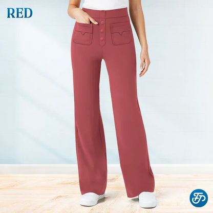 💖DERNIER JOUR DE SOLDE : 50 % DE RÉDUCTION 💐 Pantalon de ville extensible à taille haute pour femme, nouveau modèle 2026