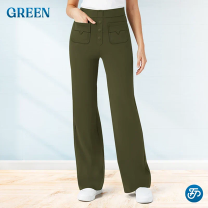 💖DERNIER JOUR DE SOLDE : 50 % DE RÉDUCTION 💐 Pantalon de ville extensible à taille haute pour femme, nouveau modèle 2026
