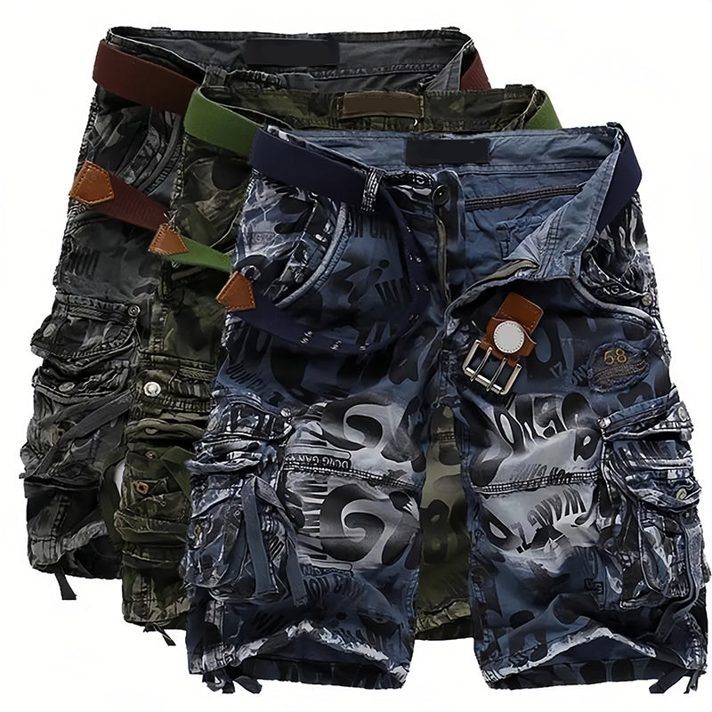 👖PROMO FLASH : -54% !🔥Short Cargo Homme Classique – Tissu Résistant, Multiples Poches & Fermeture Éclair Fluide💪