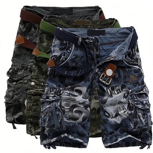 👖PROMO FLASH : -54% !🔥Short Cargo Homme Classique – Tissu Résistant, Multiples Poches & Fermeture Éclair Fluide💪