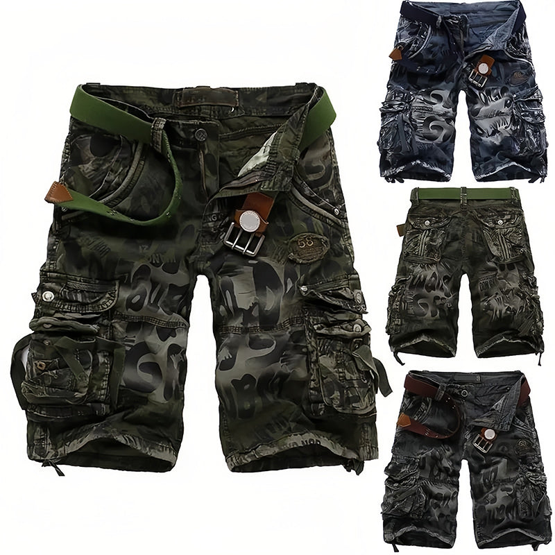 👖PROMO FLASH : -54% !🔥Short Cargo Homme Classique – Tissu Résistant, Multiples Poches & Fermeture Éclair Fluide💪