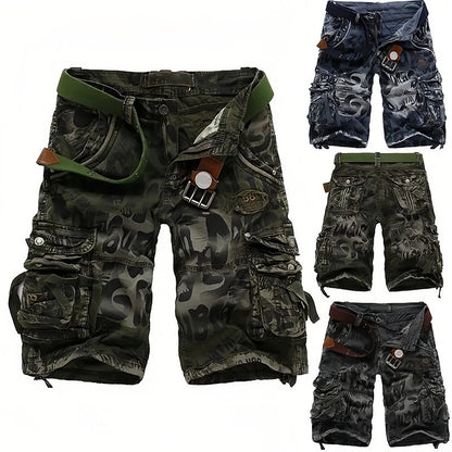 👖PROMO FLASH : -54% !🔥Short Cargo Homme Classique – Tissu Résistant, Multiples Poches & Fermeture Éclair Fluide💪