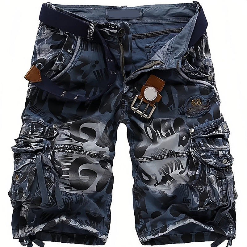 👖PROMO FLASH : -54% !🔥Short Cargo Homme Classique – Tissu Résistant, Multiples Poches & Fermeture Éclair Fluide💪