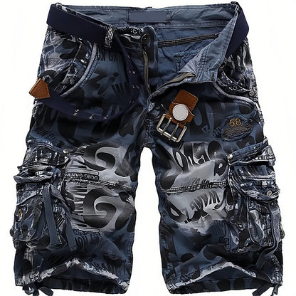👖PROMO FLASH : -54% !🔥Short Cargo Homme Classique – Tissu Résistant, Multiples Poches & Fermeture Éclair Fluide💪