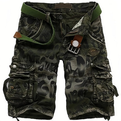 👖PROMO FLASH : -54% !🔥Short Cargo Homme Classique – Tissu Résistant, Multiples Poches & Fermeture Éclair Fluide💪
