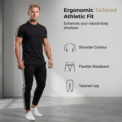 Ensemble t-shirt et pantalon décontracté pour homme