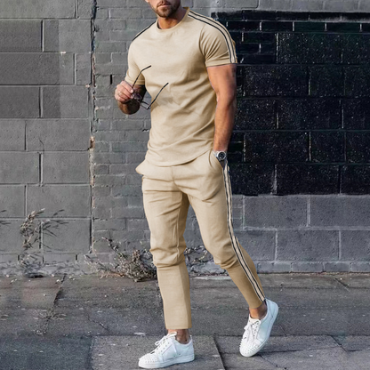 Ensemble t-shirt et pantalon décontracté pour homme