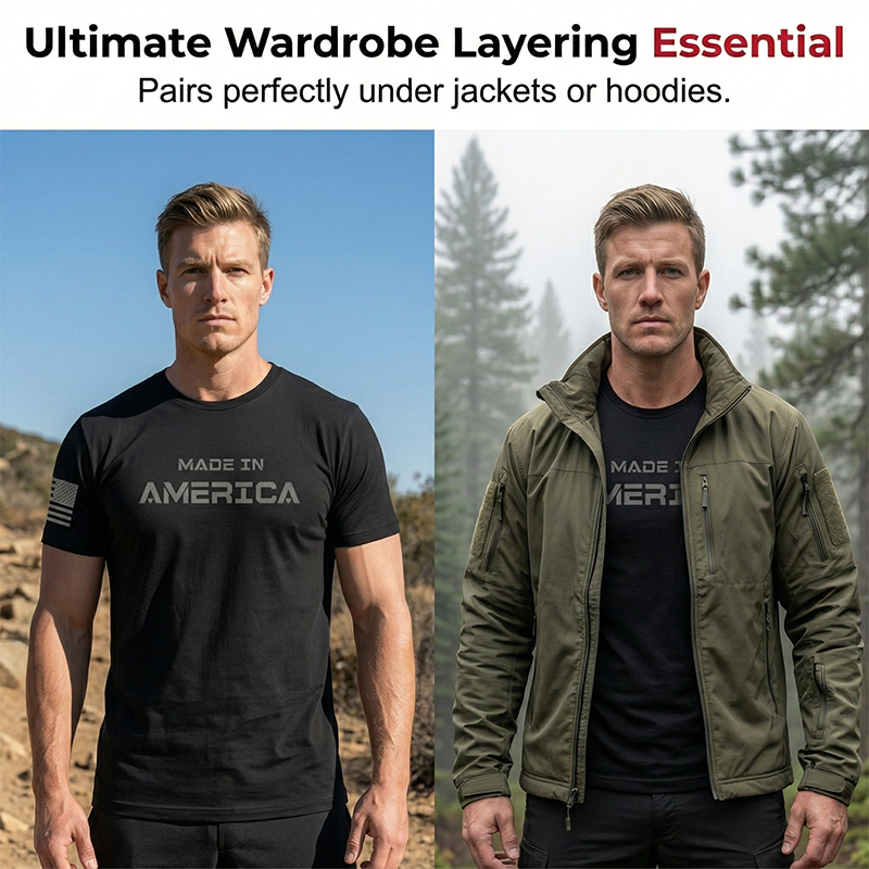 👕💪🔥 PROMO -50% ! T-Shirt Col Rond Coupe Athlétique Homme – Coton Respirant, Évacuation d’Humidité & Freedom de Mouvement (Vert/Noir, S-3XL)