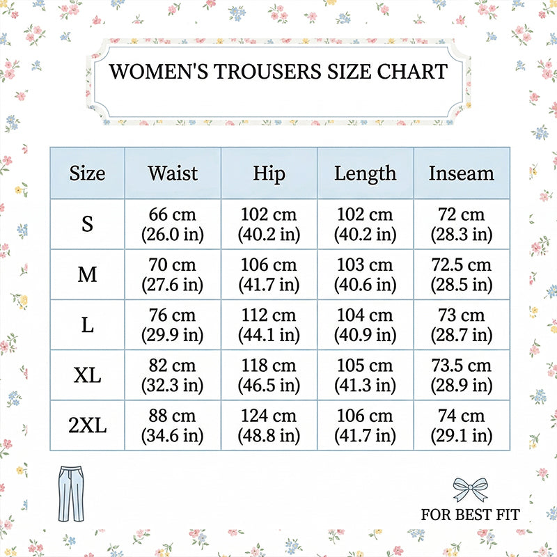 Pantalon large à imprimé floral pour femme