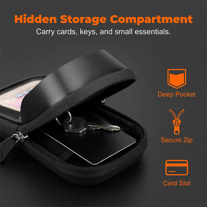 Sac étanche pour vélo avec support pour téléphone