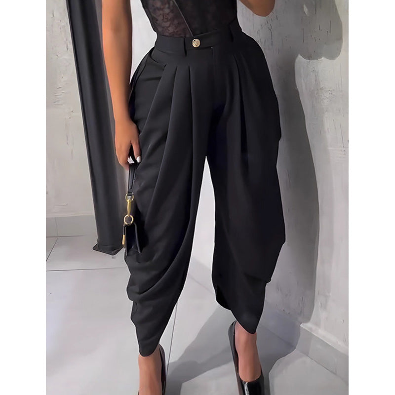 👖 PROMO FLASH : -50% ! 🔥Women’s Casual High-Waist Wide-Leg Pants