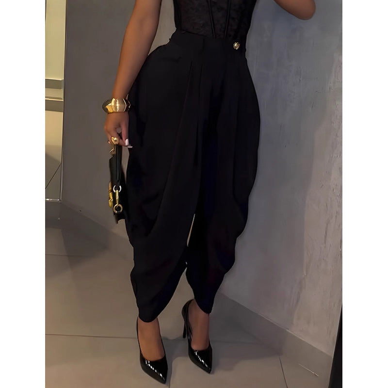 👖 PROMO FLASH : -50% ! 🔥Women’s Casual High-Waist Wide-Leg Pants