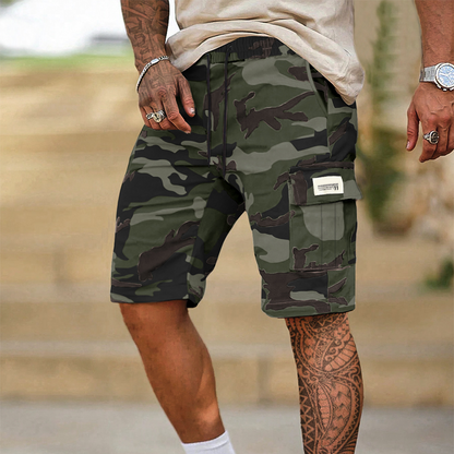 Short cargo tactique coupe ample pour homme