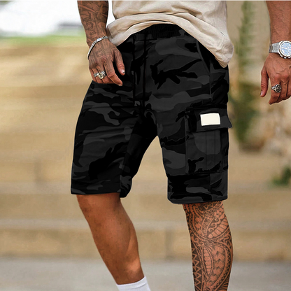 Short cargo tactique coupe ample pour homme
