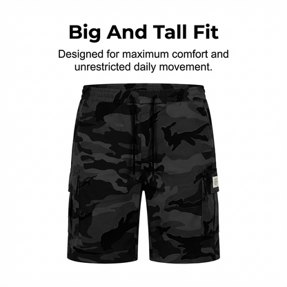 Short cargo tactique coupe ample pour homme