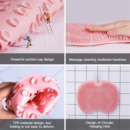 Nettoyant de douche pour pieds et dos, tapis de massage