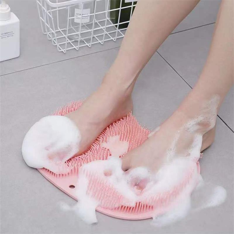 Nettoyant de douche pour pieds et dos, tapis de massage