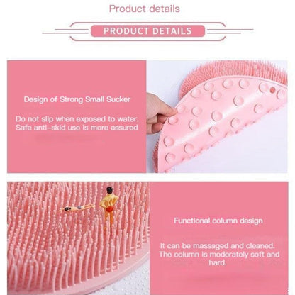 Nettoyant de douche pour pieds et dos, tapis de massage