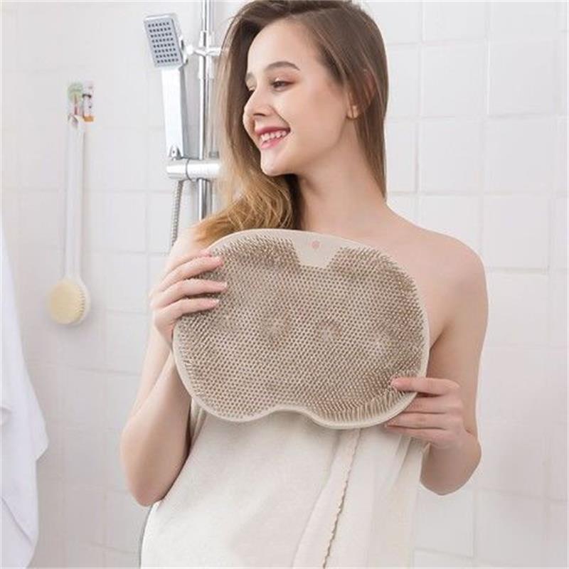 Nettoyant de douche pour pieds et dos, tapis de massage