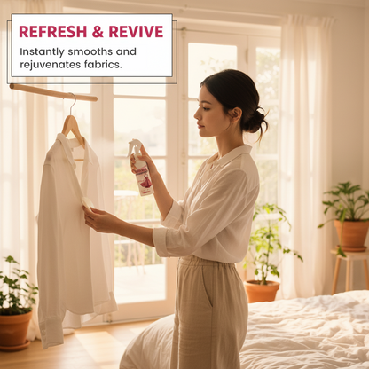 ⏰🔥 OFFRE DURÉE LIMITÉE ! ⚡ Spray anti-statique et défroissant instantané – lisse, frais et prêt à porter ✨