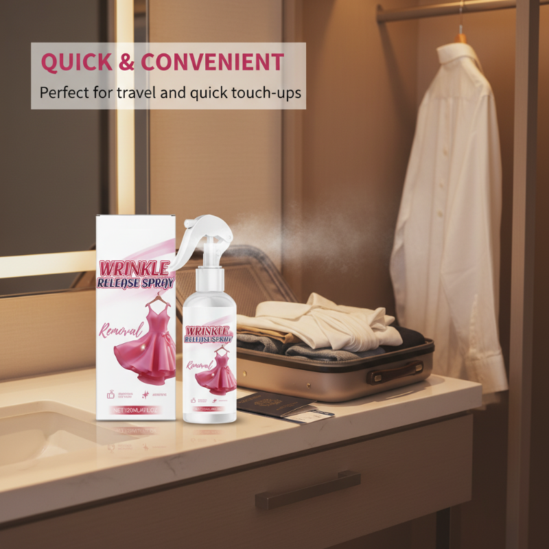 ⏰🔥 OFFRE DURÉE LIMITÉE ! ⚡ Spray anti-statique et défroissant instantané – lisse, frais et prêt à porter ✨