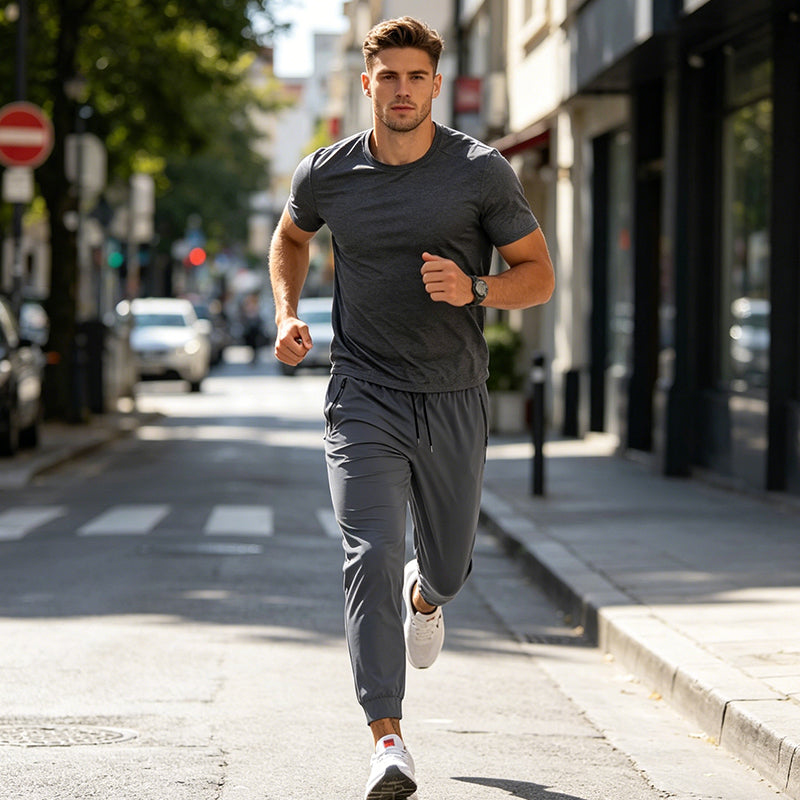 🩳💪🏃‍♂️ OFFRE SPÉCIALE -50% ! Pantalon de Fitness Homme – Séchage Rapide, Élasticité 4D & Anti-Transpiration (Gris/Noir/Kaki, L-4XL)