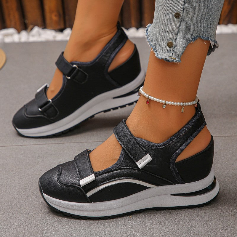 Chaussures de marche respirantes à découpes pour femme