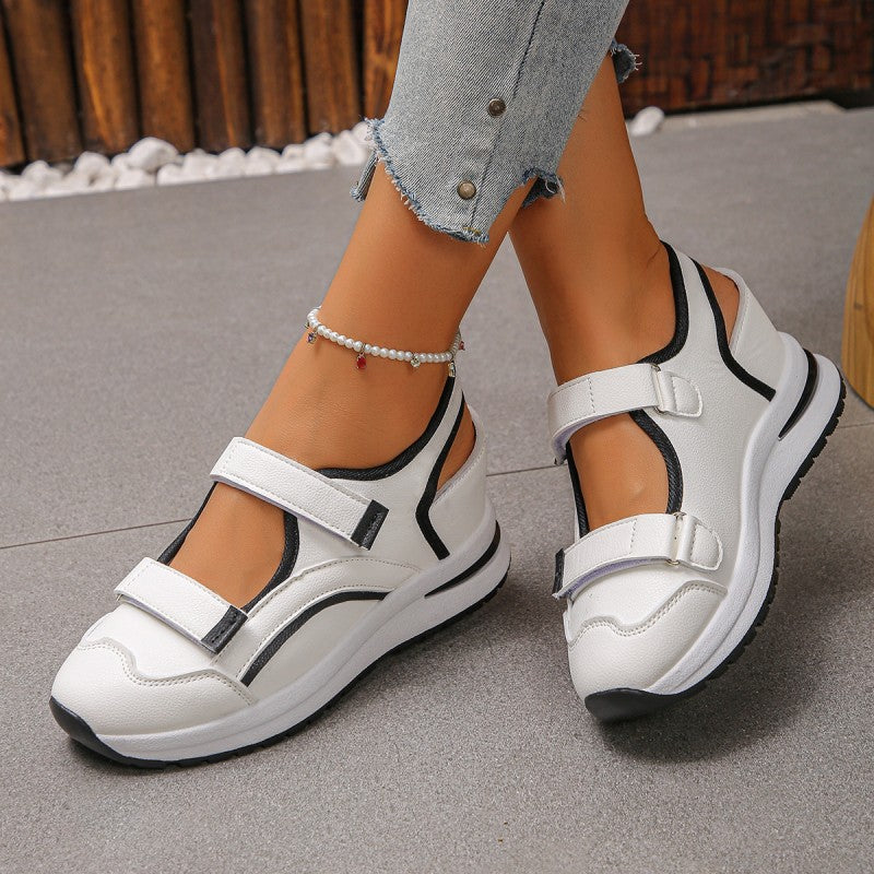 Chaussures de marche respirantes à découpes pour femme