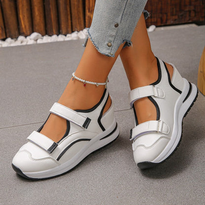 Chaussures de marche respirantes à découpes pour femme