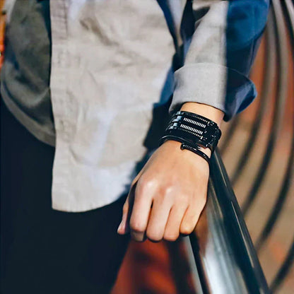 ⌚ PROMO LIMITÉE 50% DE RÉDUCTION ! ✨ Montre Binaire Homme – LED Bleue, Bracelet Acier Inox, Style Sportif & Élégant ⚡