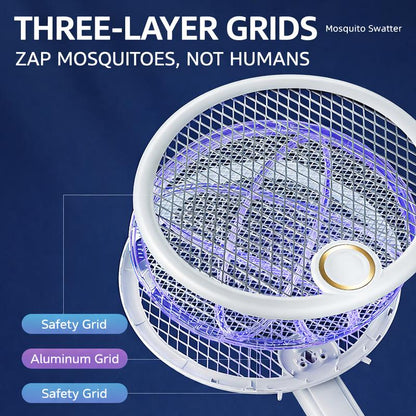 🦟Tapette à moustiques électrique pliable - Attire automatiquement les moustiques🚨