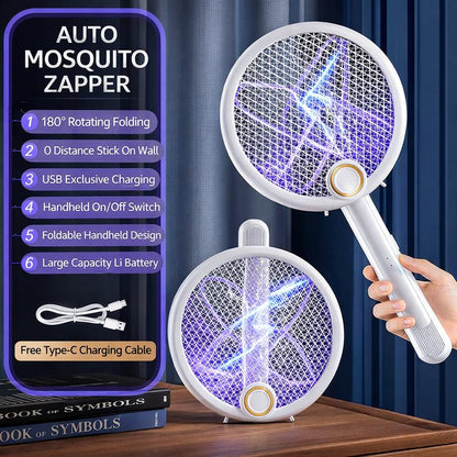 🦟Tapette à moustiques électrique pliable - Attire automatiquement les moustiques🚨