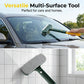 Brosse télescopique 2-en-1 pour nettoyer les vitres et les moustiquaires