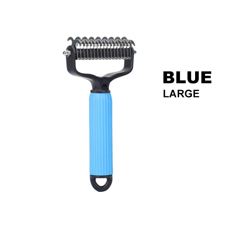 🐾✨ Brosse de Toilettage Double Face pour Animaux – Démêle & Polit en Un Temps 🐶🐱