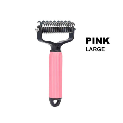 🐾✨ Brosse de Toilettage Double Face pour Animaux – Démêle & Polit en Un Temps 🐶🐱