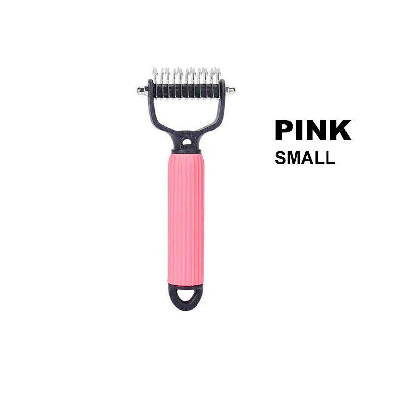 🐾✨ Brosse de Toilettage Double Face pour Animaux – Démêle & Polit en Un Temps 🐶🐱