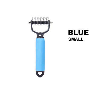 🐾✨ Brosse de Toilettage Double Face pour Animaux – Démêle & Polit en Un Temps 🐶🐱